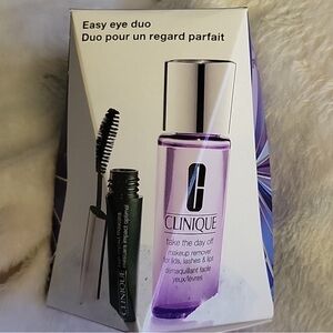 Clinique Easy Eye Duo - Purple Makeup Remover & Black Mascara